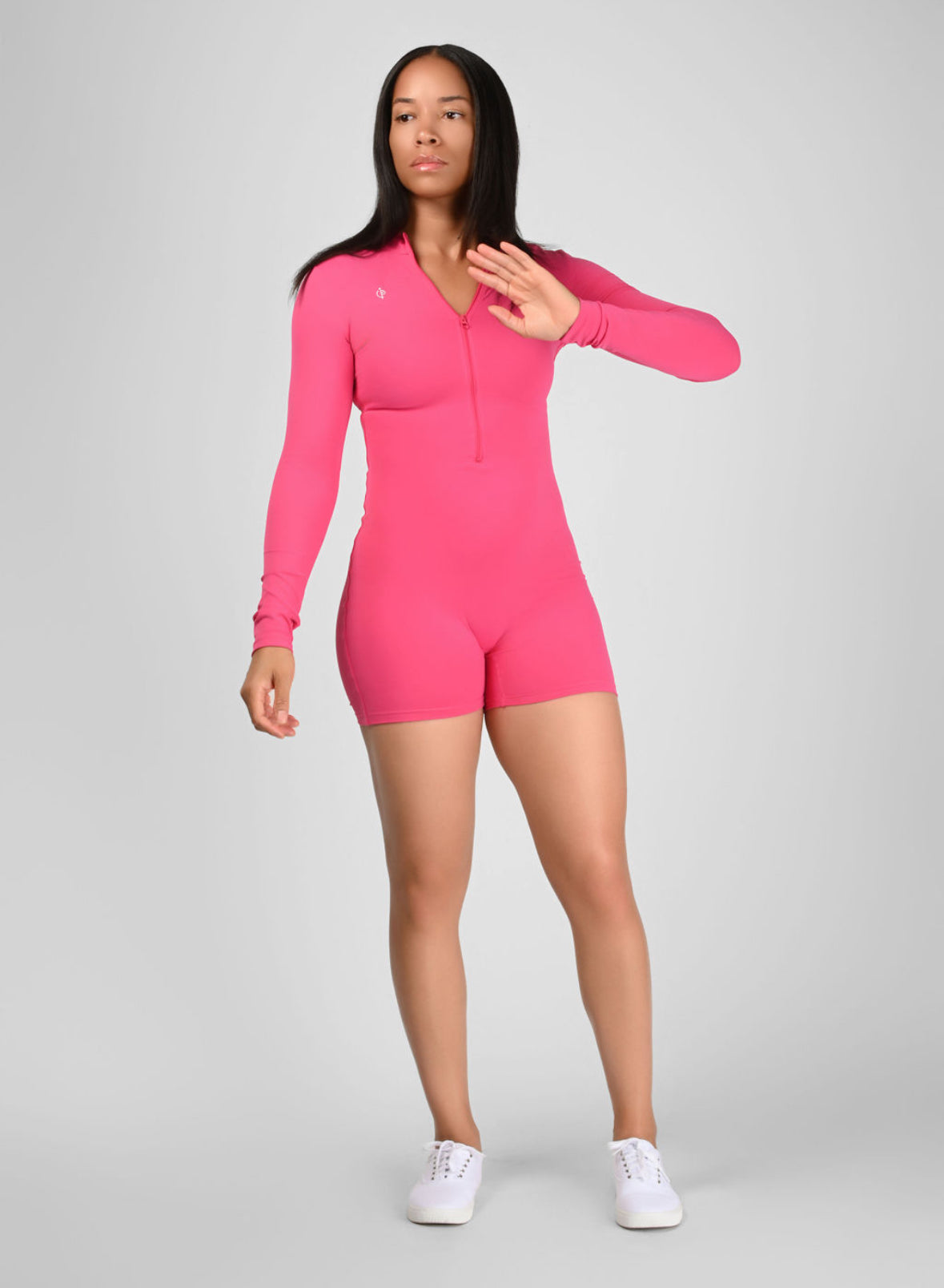 Long Sleeves Shorts Bodysuit